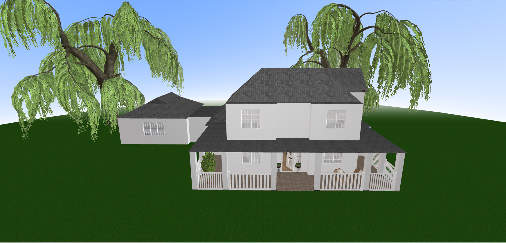 Visualization gallery - Spacious Dual-Floor House Plan — 4 Bedrooms, 236 m² (2-Car Garage)