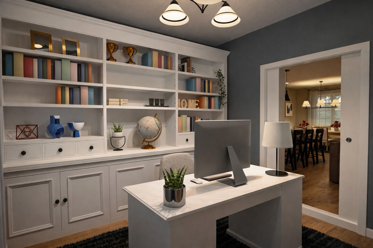 Visualization gallery - Spacious Dual-Floor House Plan — 4 Bedrooms, 236 m² (2-Car Garage)