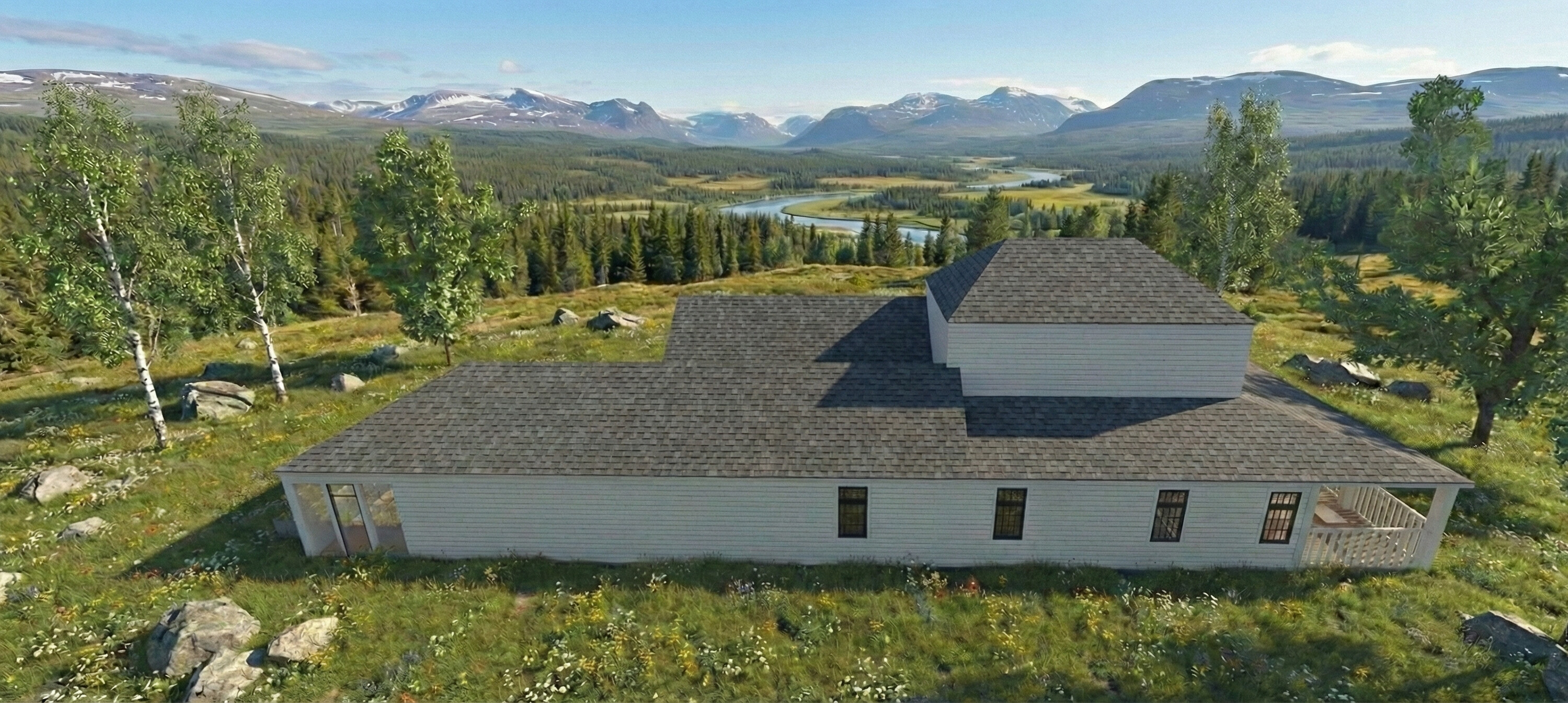 Visualization gallery - Grand Multi-Car House Plan — 4 Bedrooms, 538 m² (5,791 sq ft), Game Loft & 4-Car Garages