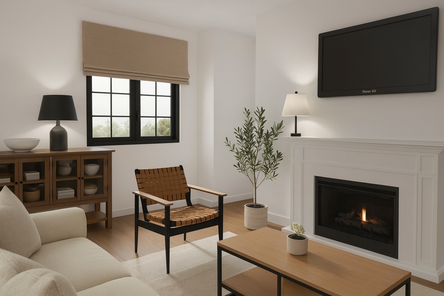 Visualization gallery - Contemporary 4 Bedroom Single-Story Family House Plan (193 m²)