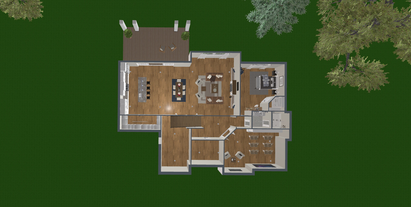 Visualization gallery - Grand Three-Story Estate House Plan — 6 Bedrooms, 8 Baths, 847 m² (9,117 sq ft)