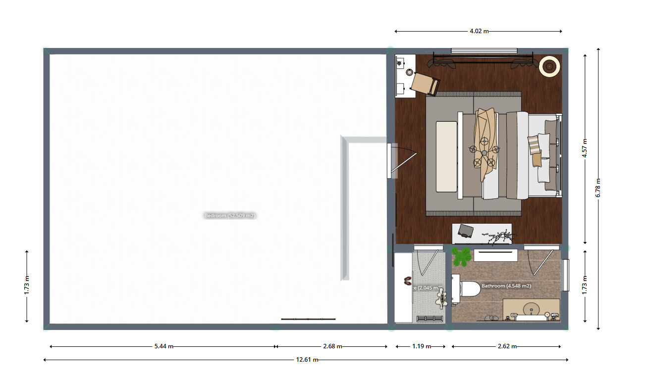 Blueprints - Boho Loft House Blueprint — 2 Beds, 1.5 Baths, 1,098 sq ft (102 m²), Bright Open Living