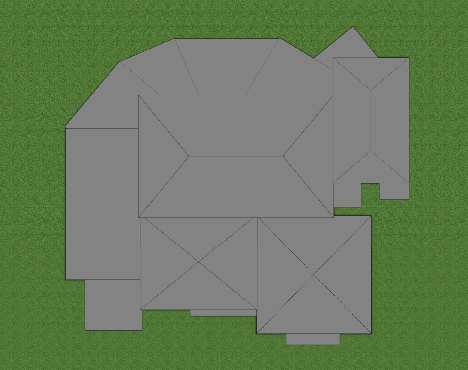 Blueprints - Luxury Six Bedroom Estate House Plan — 602 m² (6,488 sq ft), Home Theater, 3-Car Garage