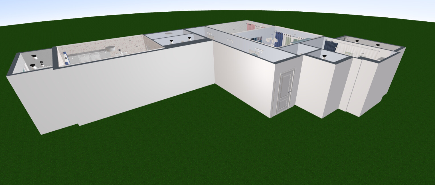 Visualization gallery - Cozy Two Bedroom Apartment Plan — 84 m² (904 sq ft), Dual Balconies, Pantry & Laundry Closet