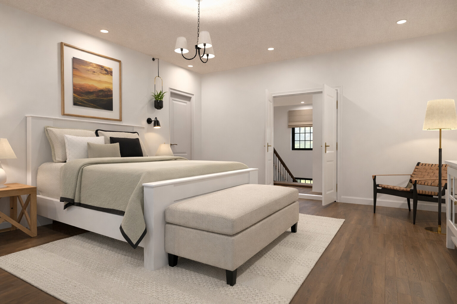 Visualization gallery - Stylish Two-Story Luxury Home Plan — 5 Bedrooms, 5.5 Baths, 356 m² (1-Car Garage)