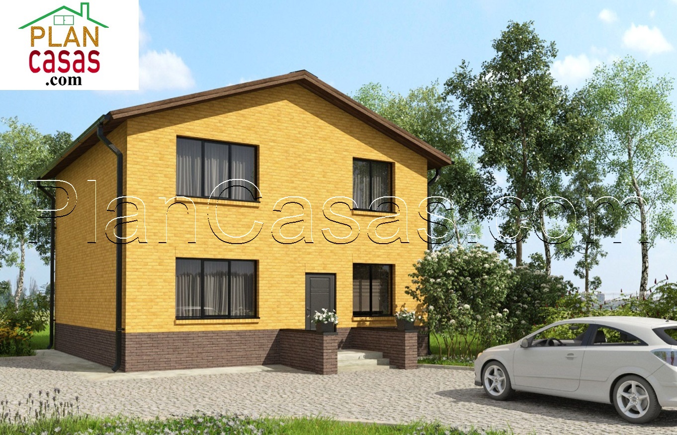 Two storey house house plan