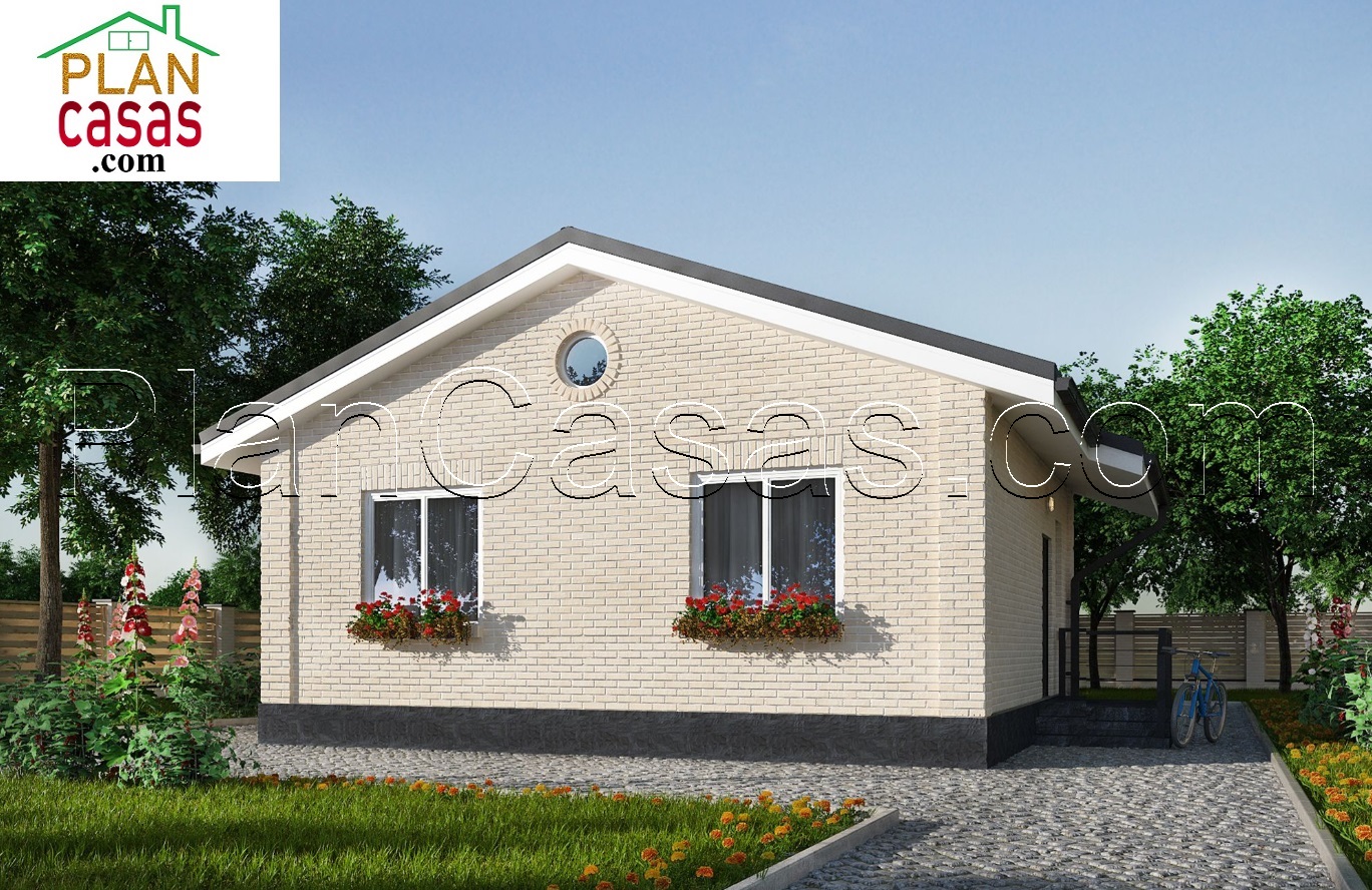 One story little home house plan