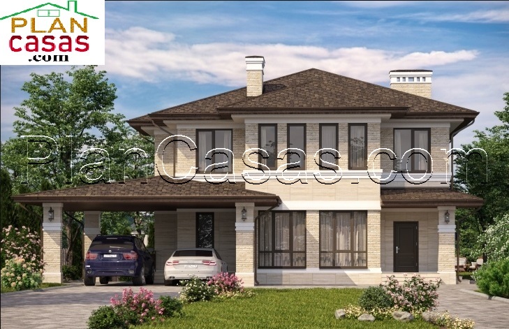 Two storey house house plan