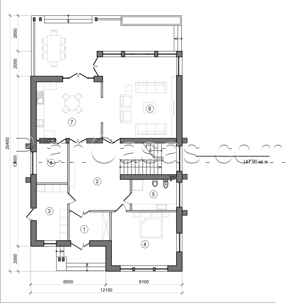 Visualization gallery - Two storey house