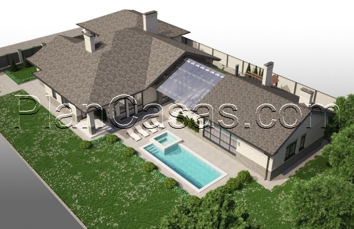 One storey house house plan