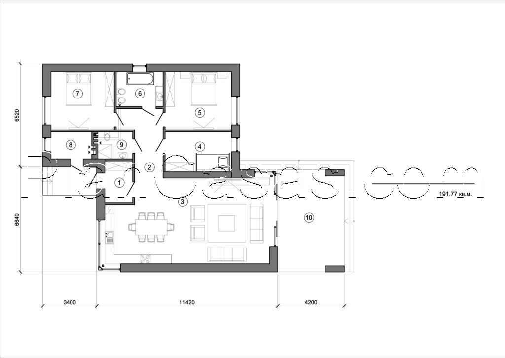 Visualization gallery - One storey cottage