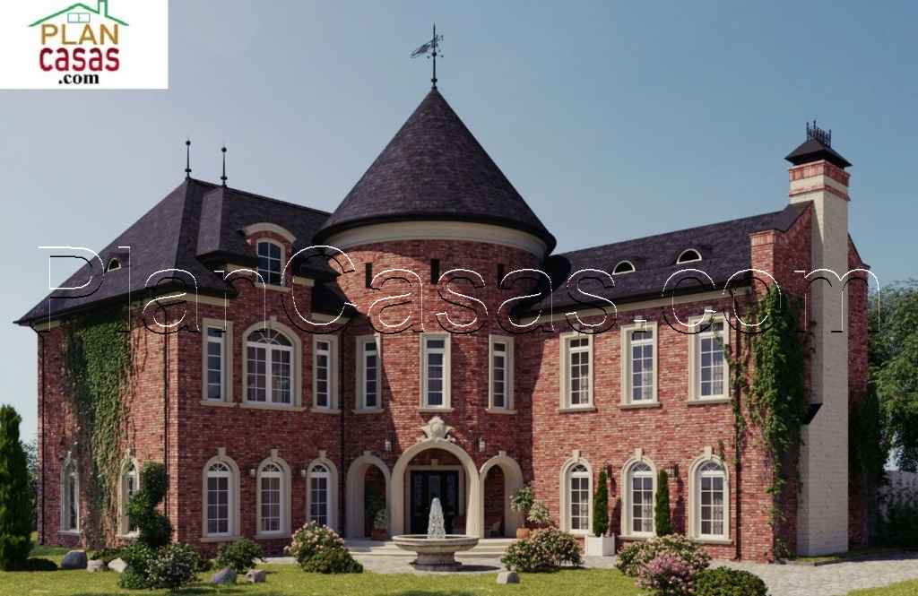 Big castle house plan