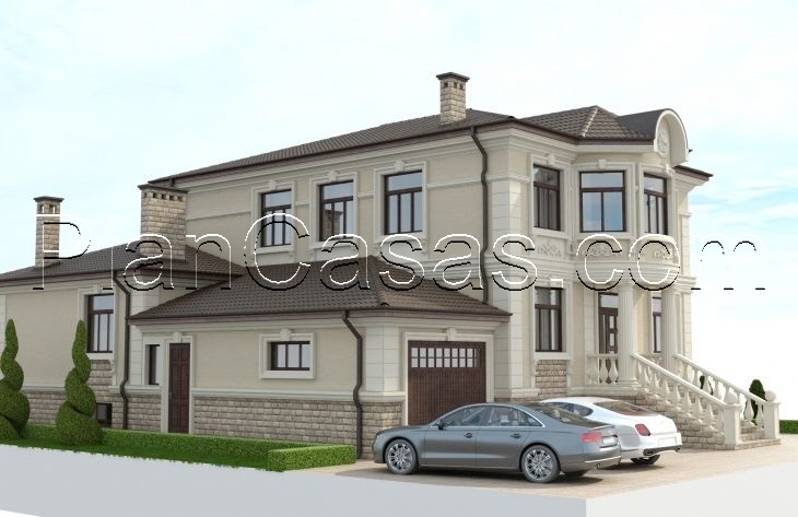 Visualization gallery - Two storey mansion