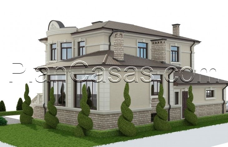 Visualization gallery - Two storey mansion