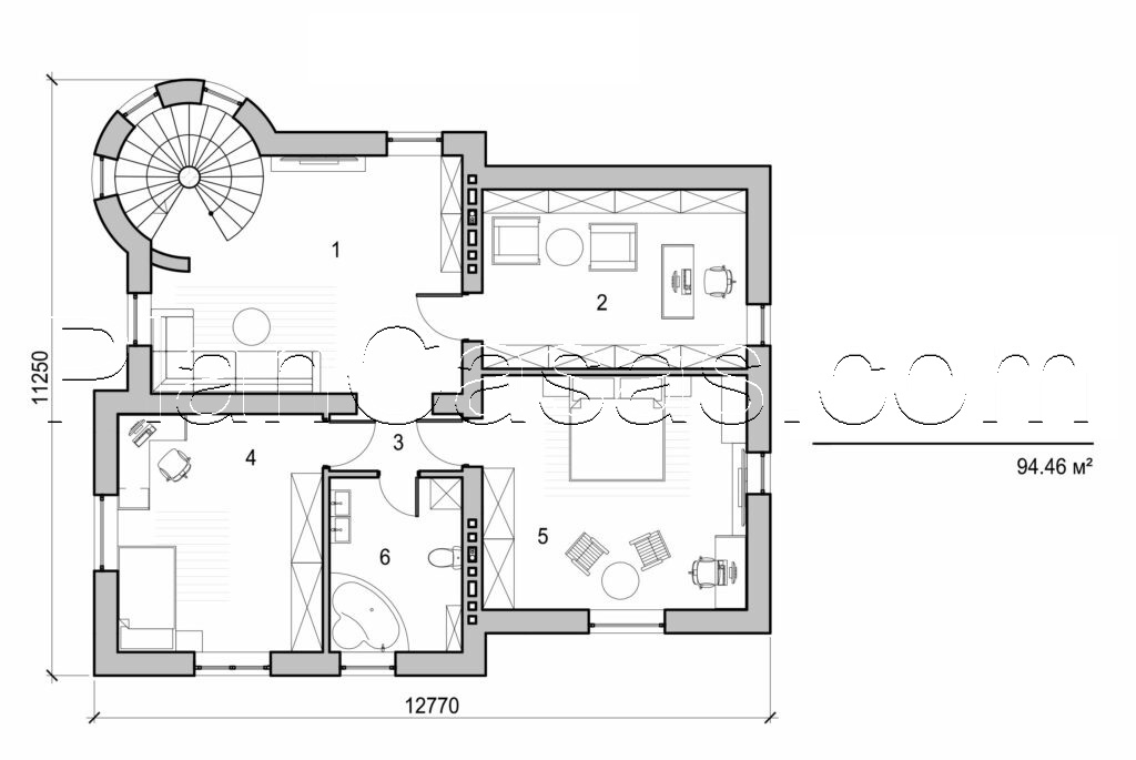 Visualization gallery - Two storey cottage