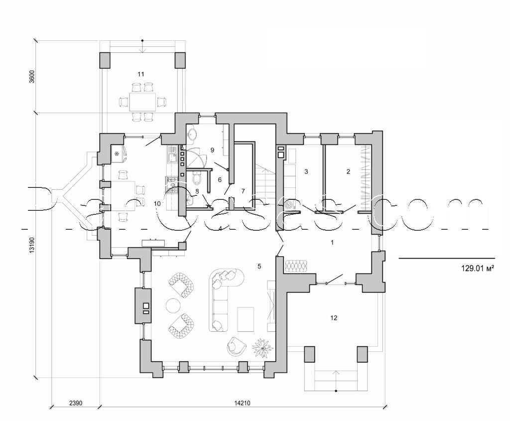 Visualization gallery - Two storey cottage
