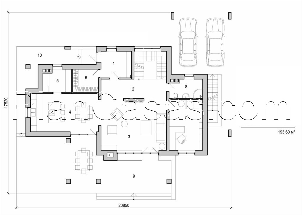 Visualization gallery - Two storey house