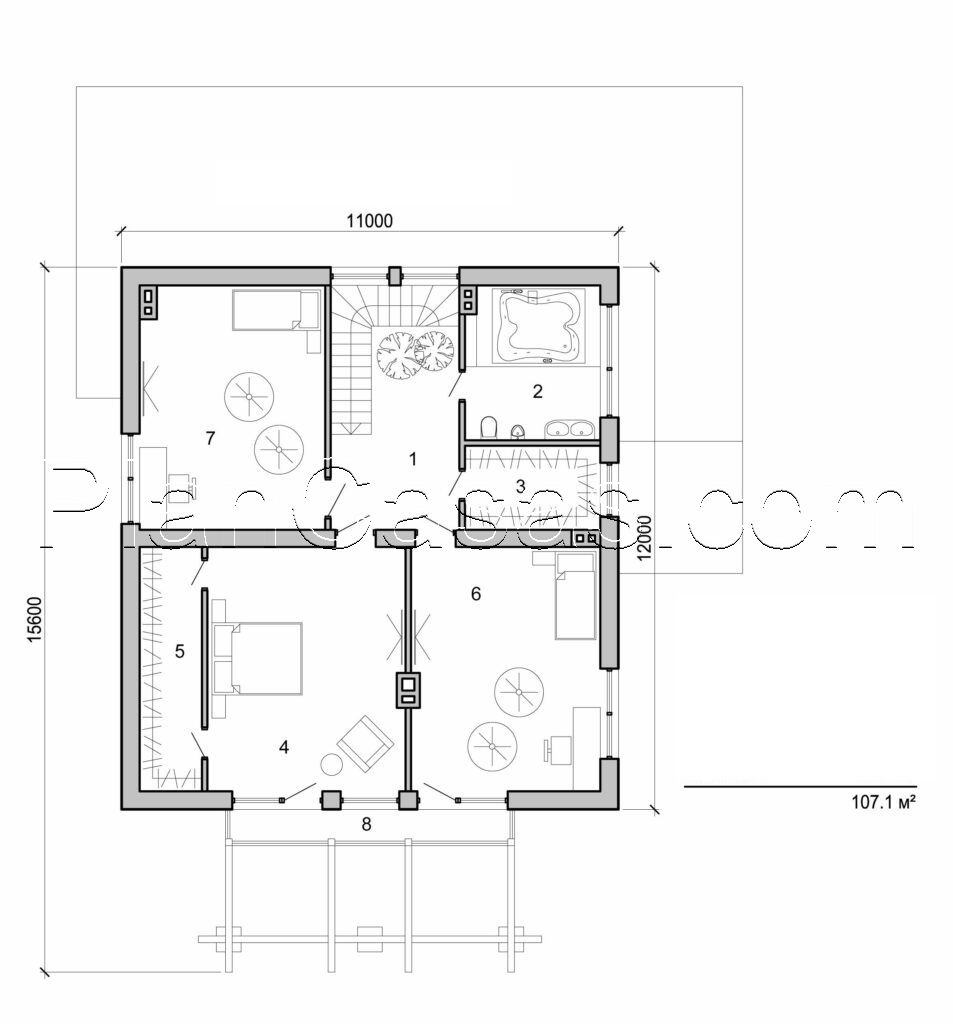 Visualization gallery - Two storey house