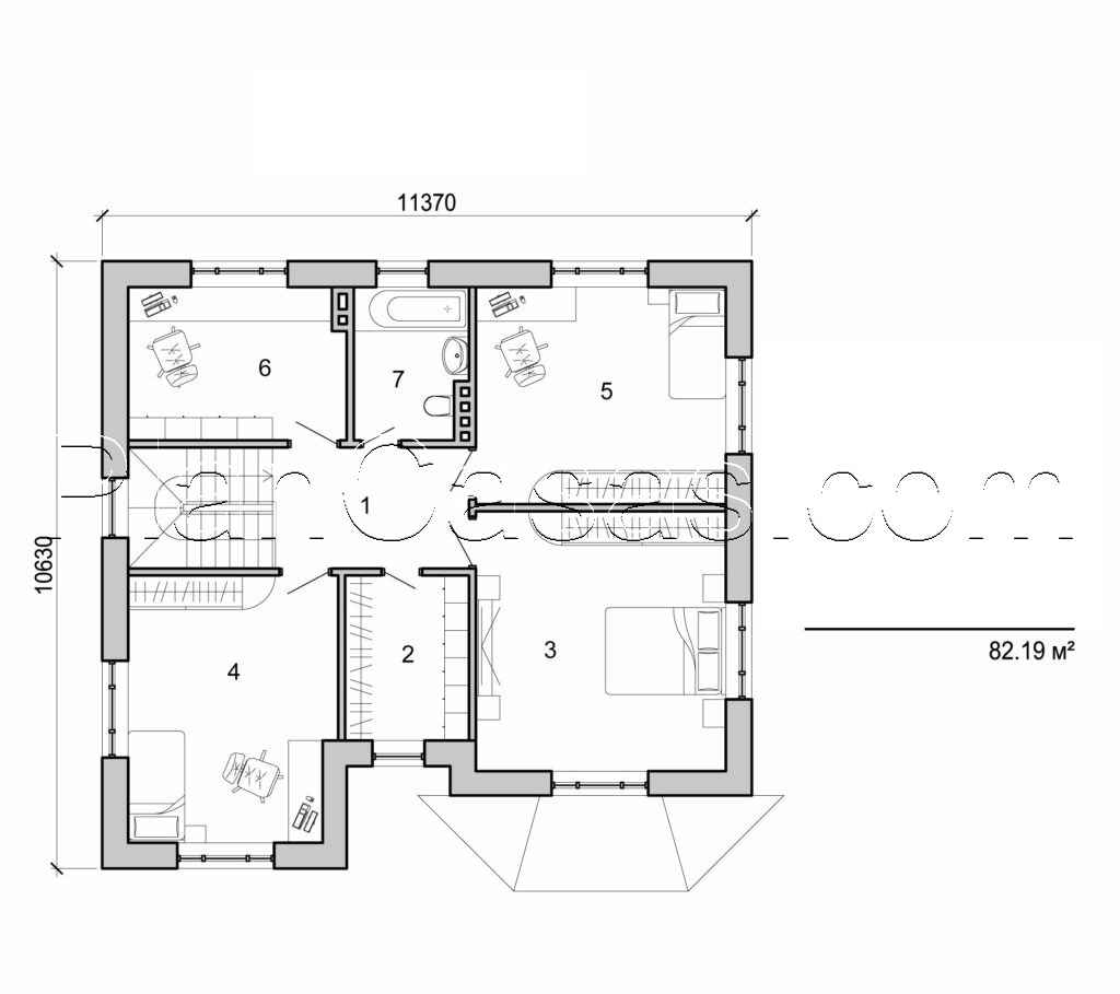 Visualization gallery - Two sorey house