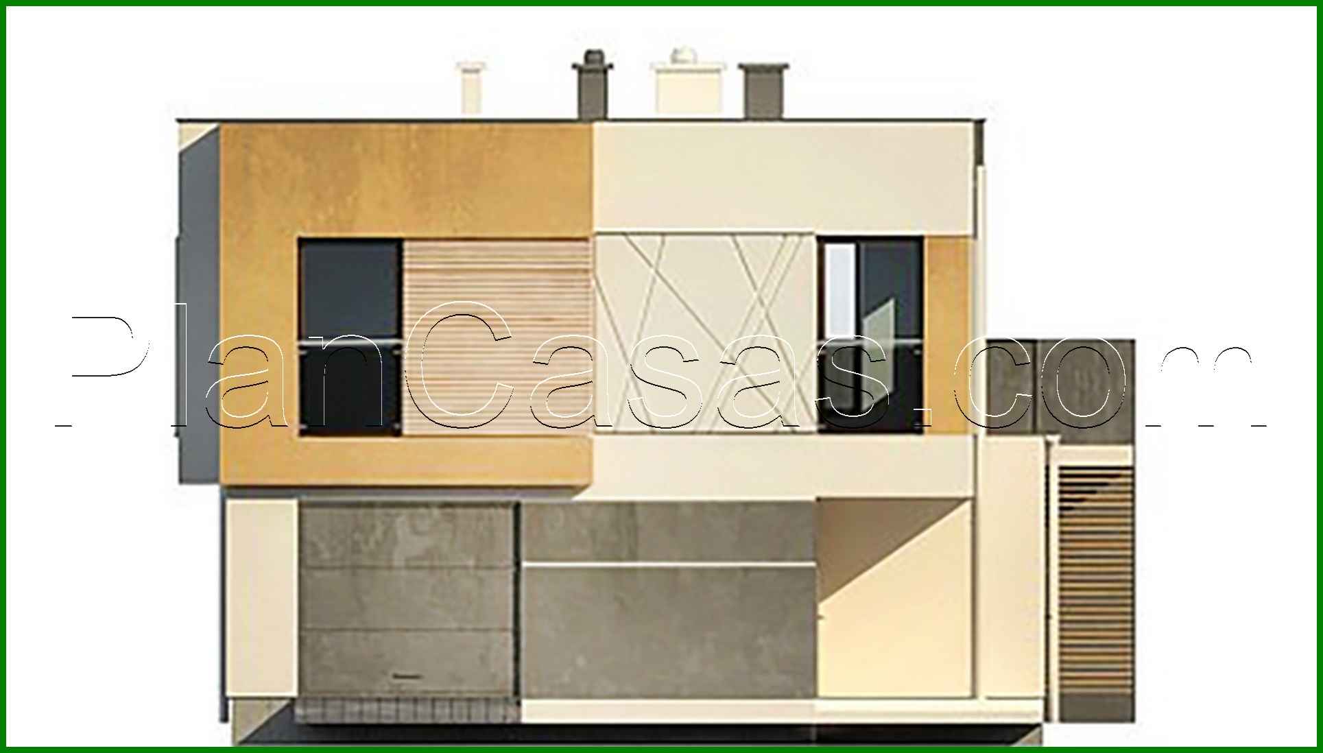 Visualization gallery - Ultra-Modern Flat-Roof Country Mansion