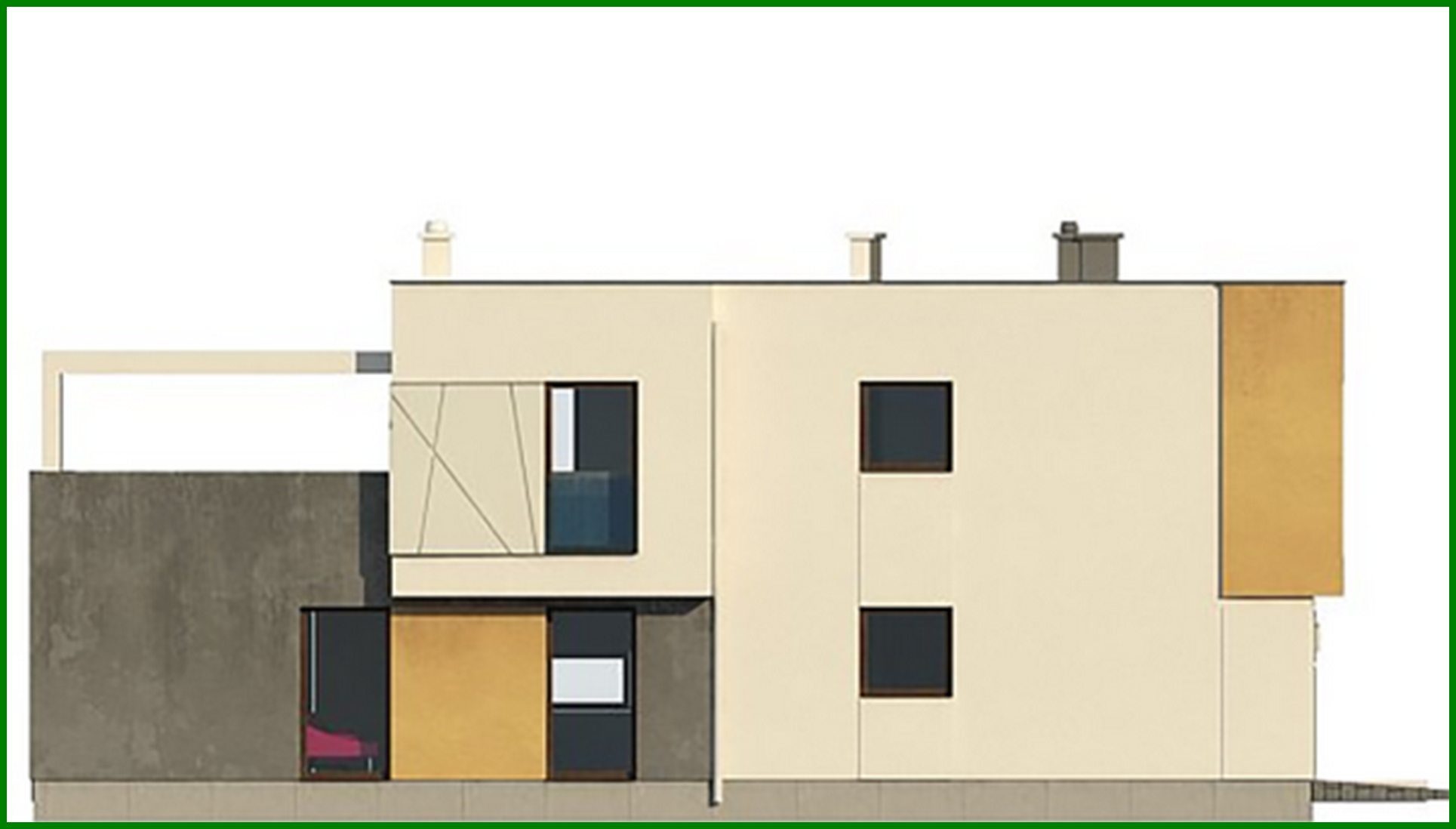 Visualization gallery - Ultra-Modern Flat-Roof Country Mansion