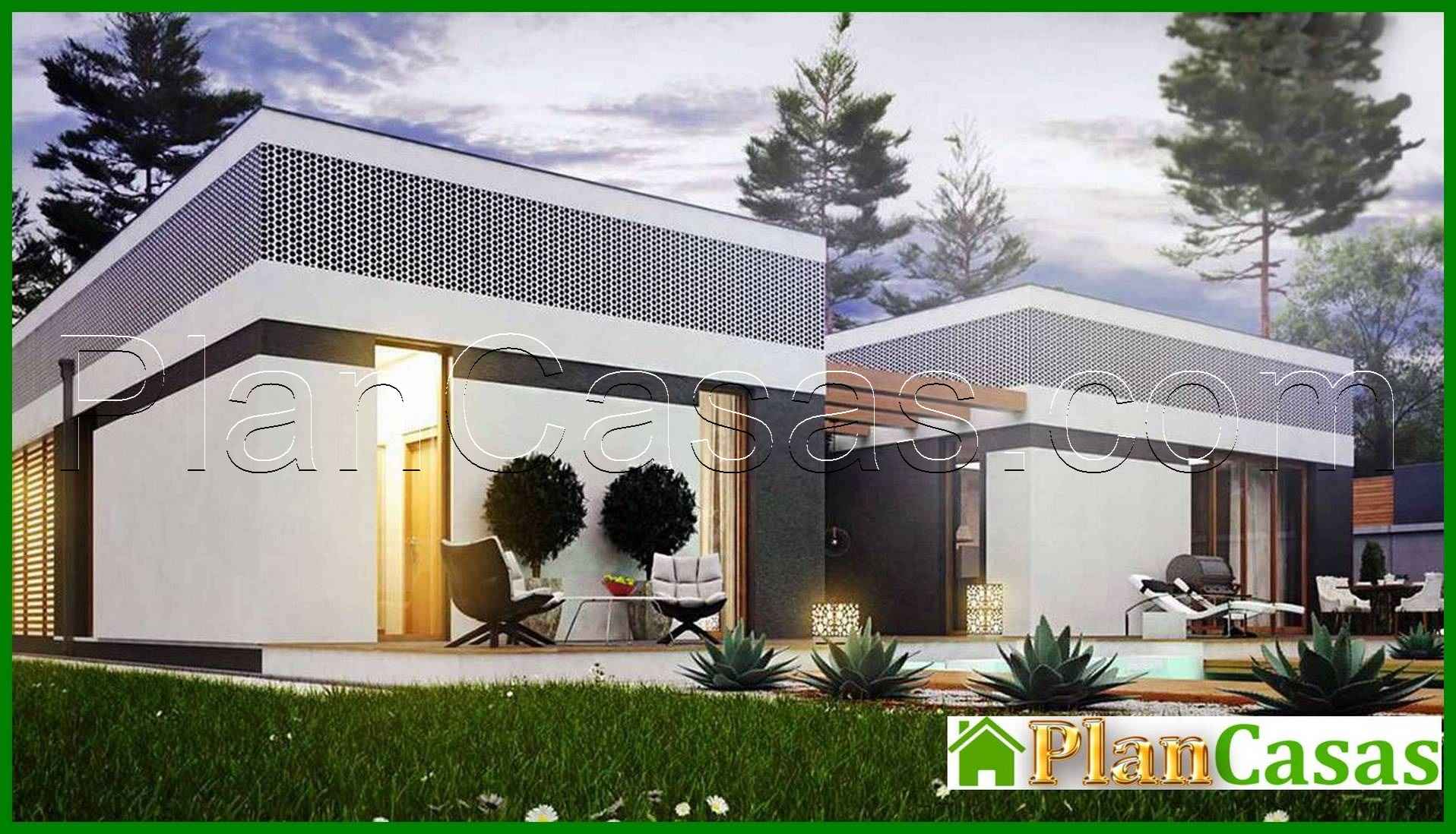 Visualization gallery - Modern house with a comfortable patio