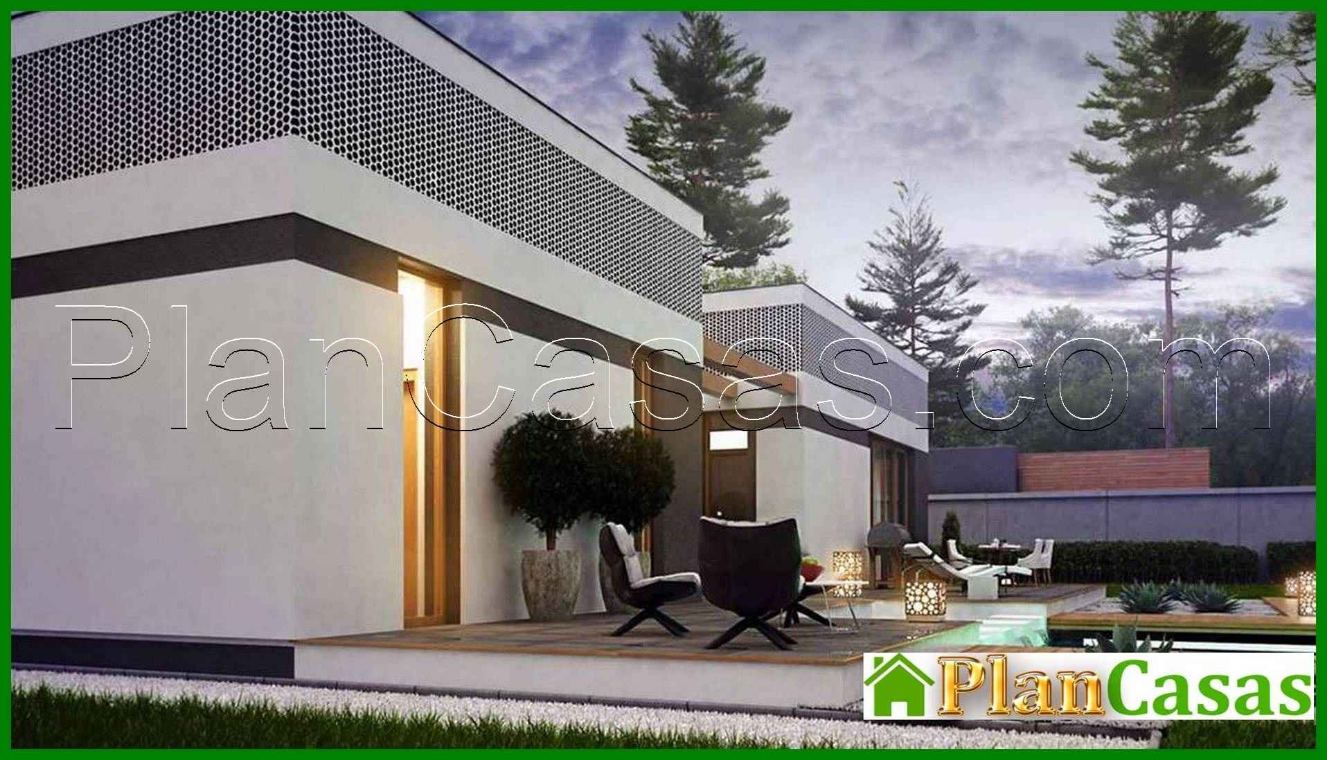 Visualization gallery - Modern house with a comfortable patio