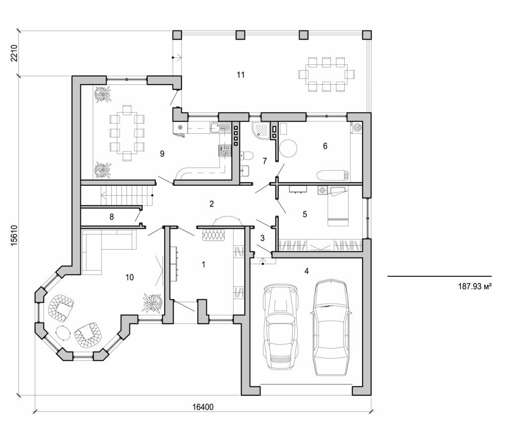 Visualization gallery - Two storey mansion