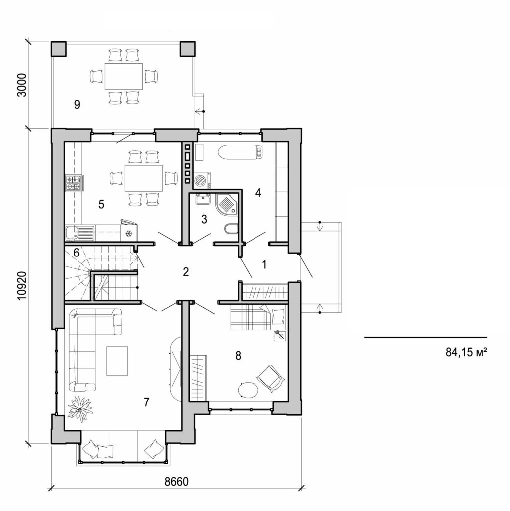 Visualization gallery - Two storey home