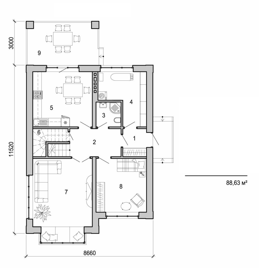 Visualization gallery - Two storey home