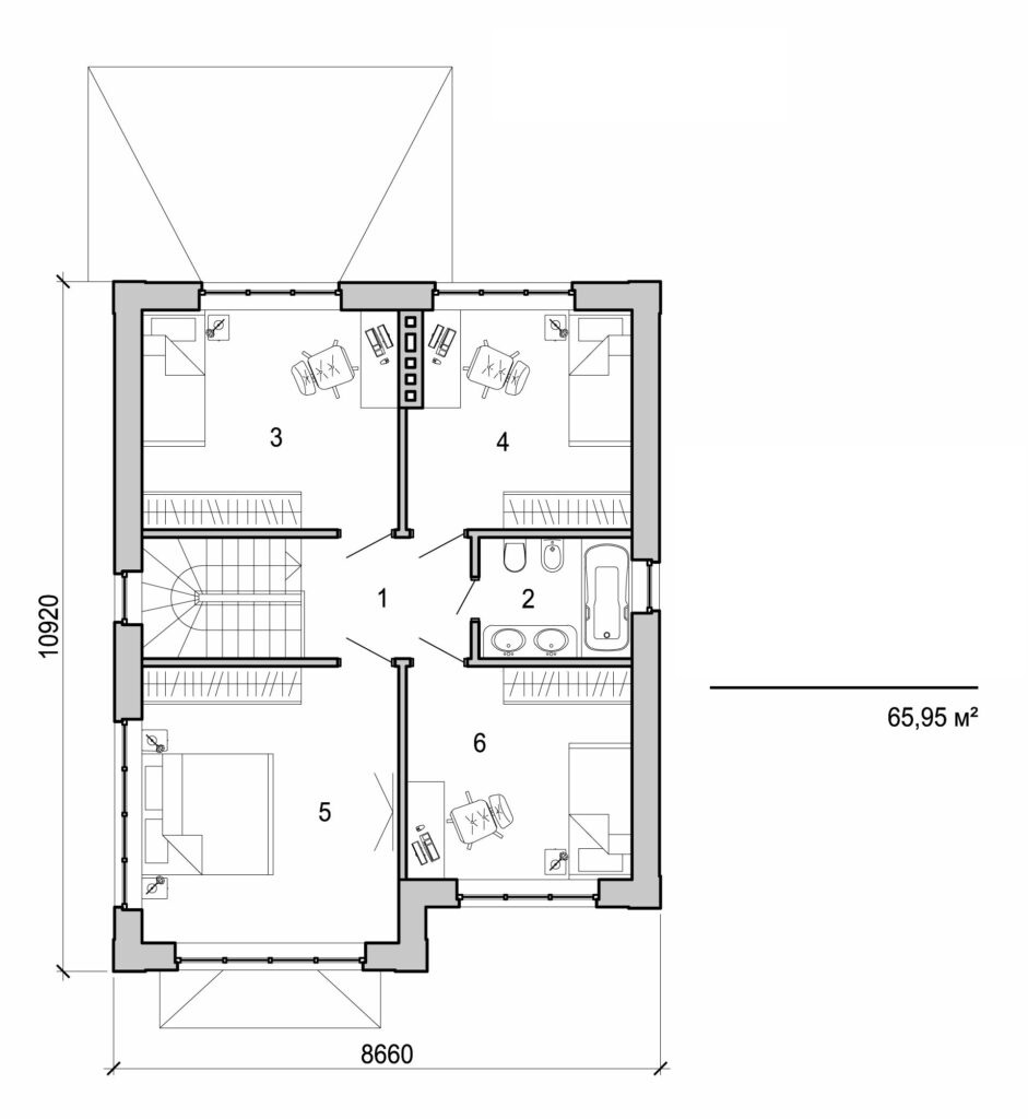 Visualization gallery - Two storey home