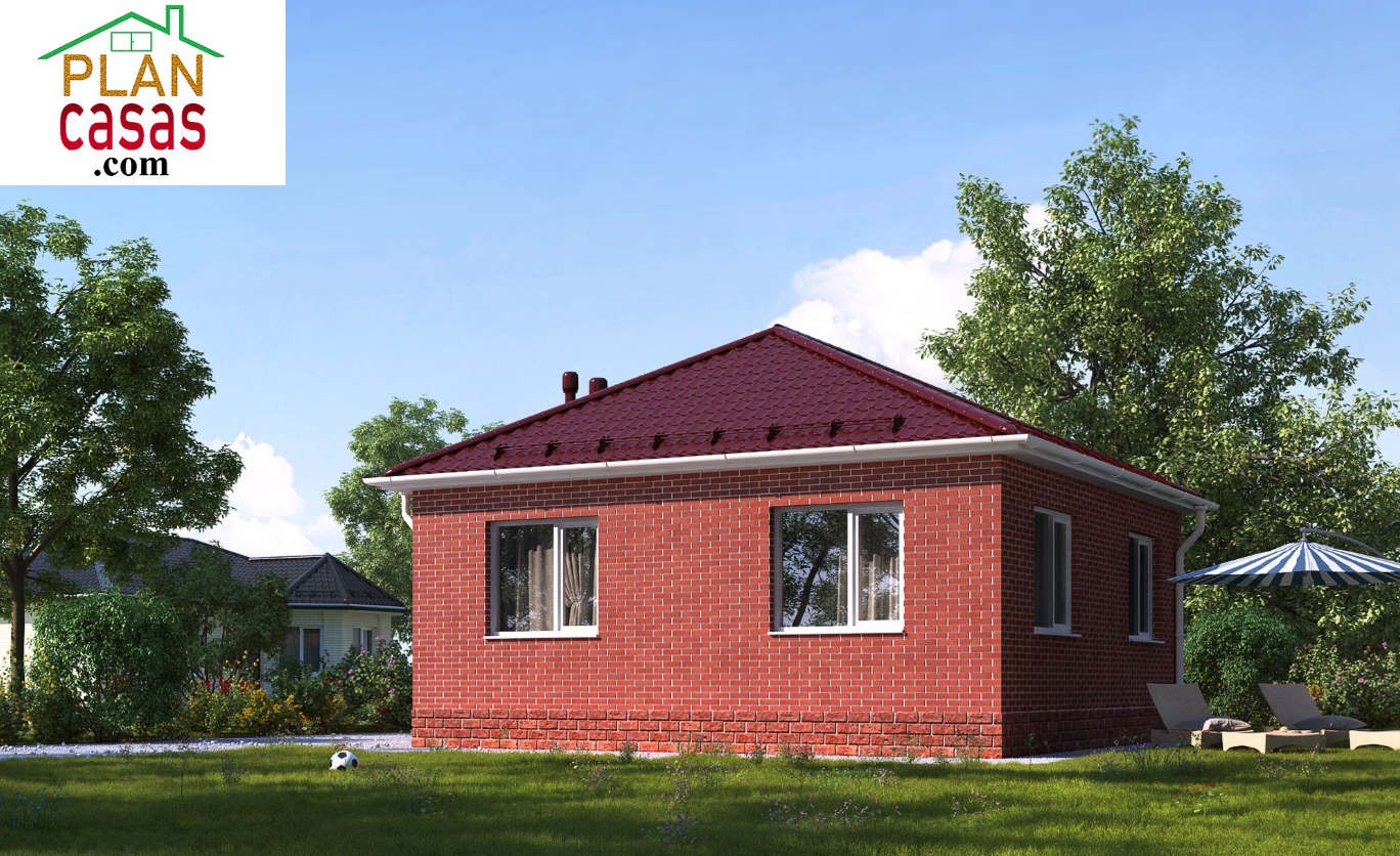 One storey house house plan