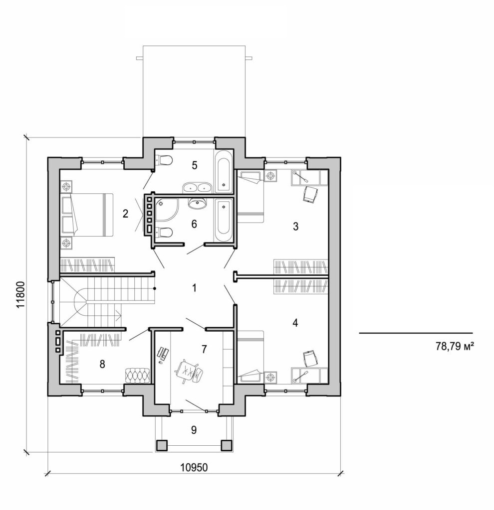 Visualization gallery - Two storey house