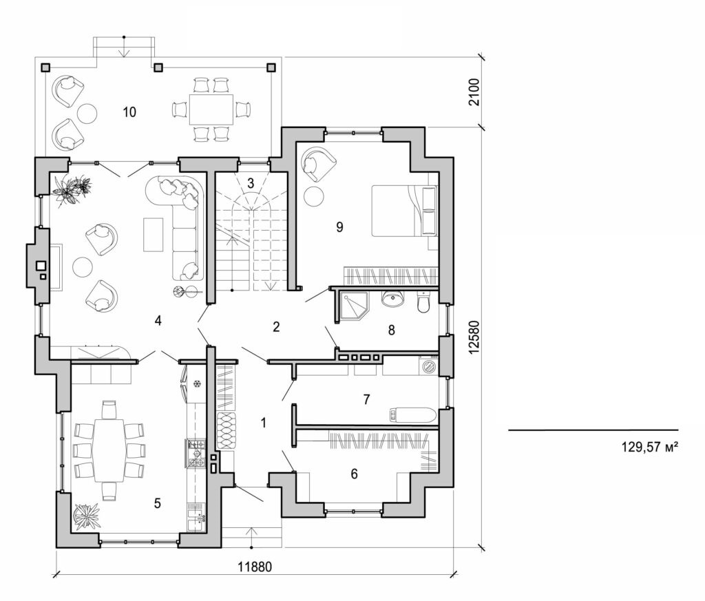 Visualization gallery - Two storey house