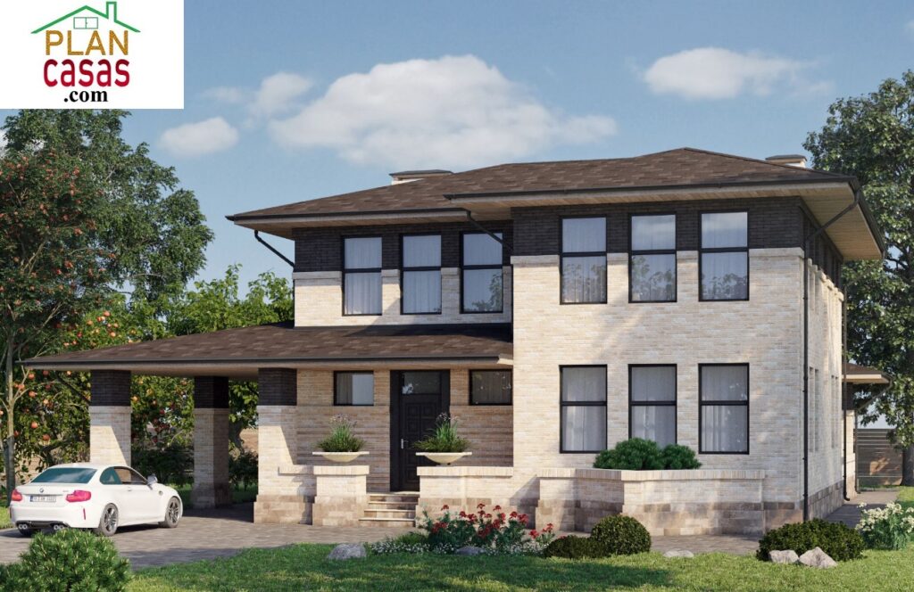 Two storey house house plan