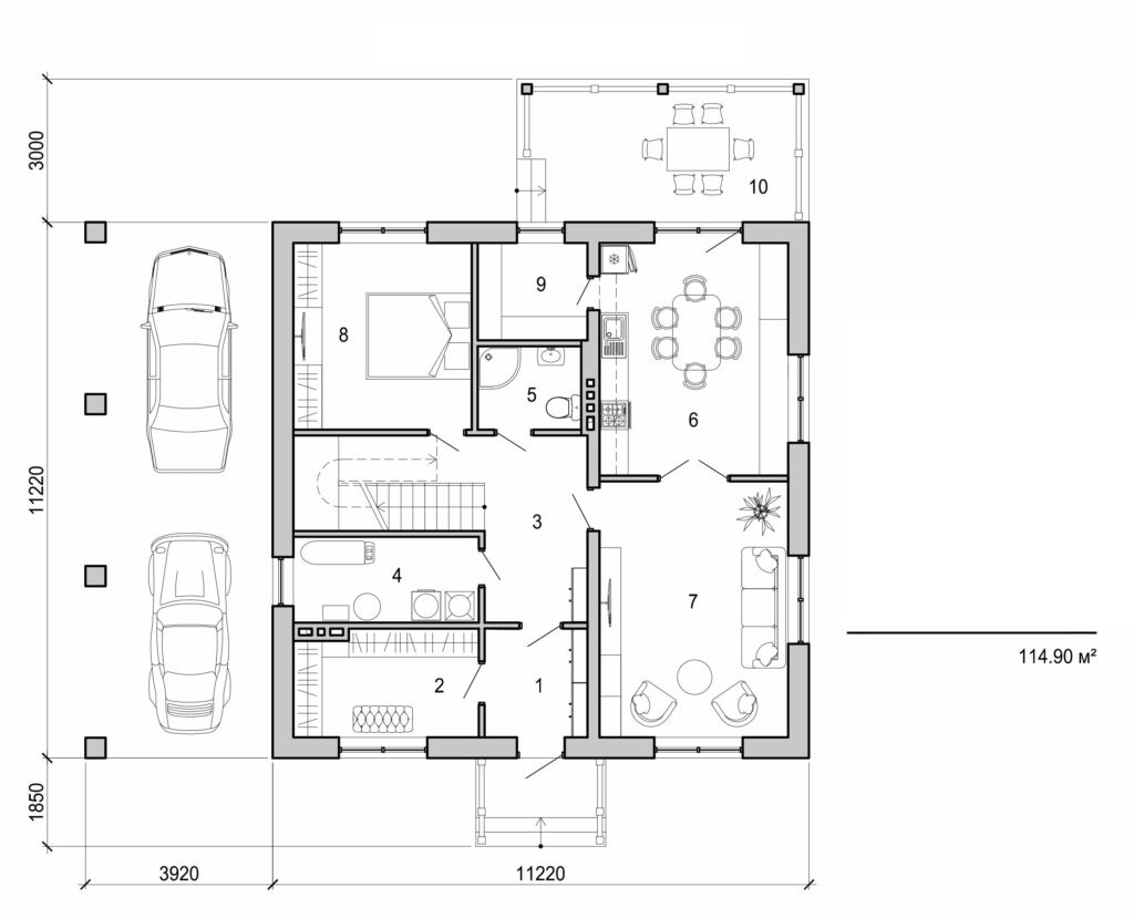 Visualization gallery - Two storey house
