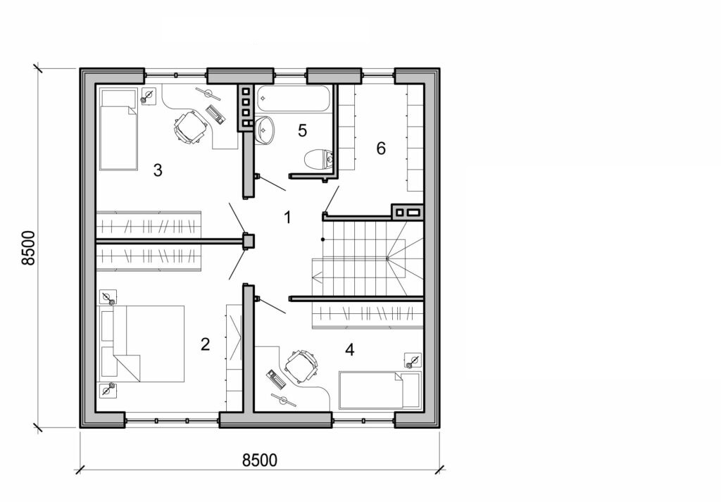 Visualization gallery - Two Storey House