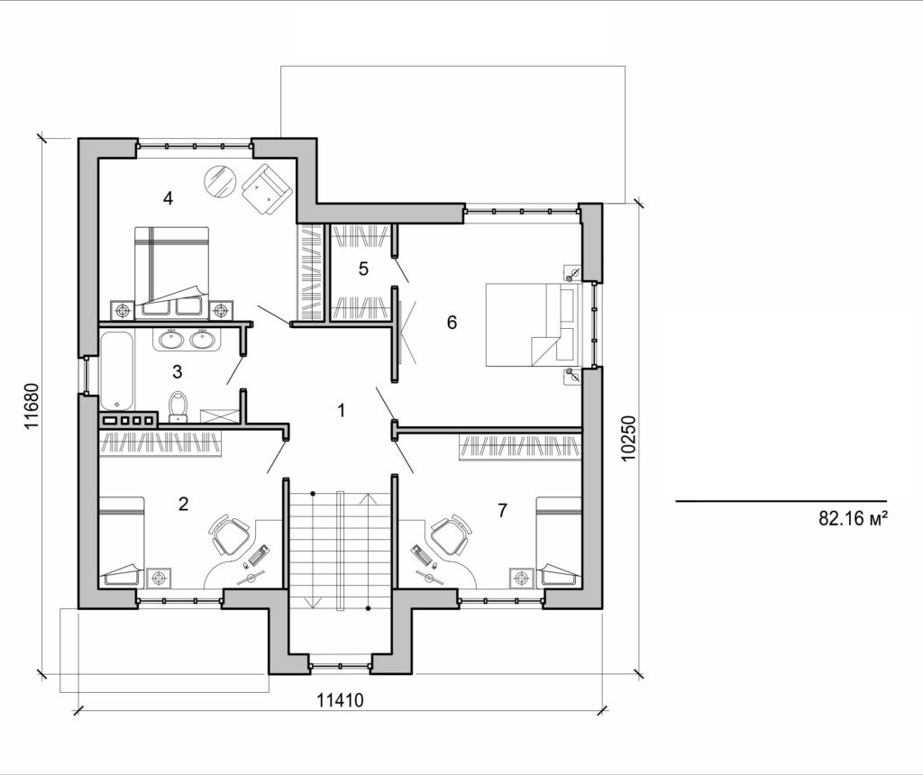 Visualization gallery - Two storey house