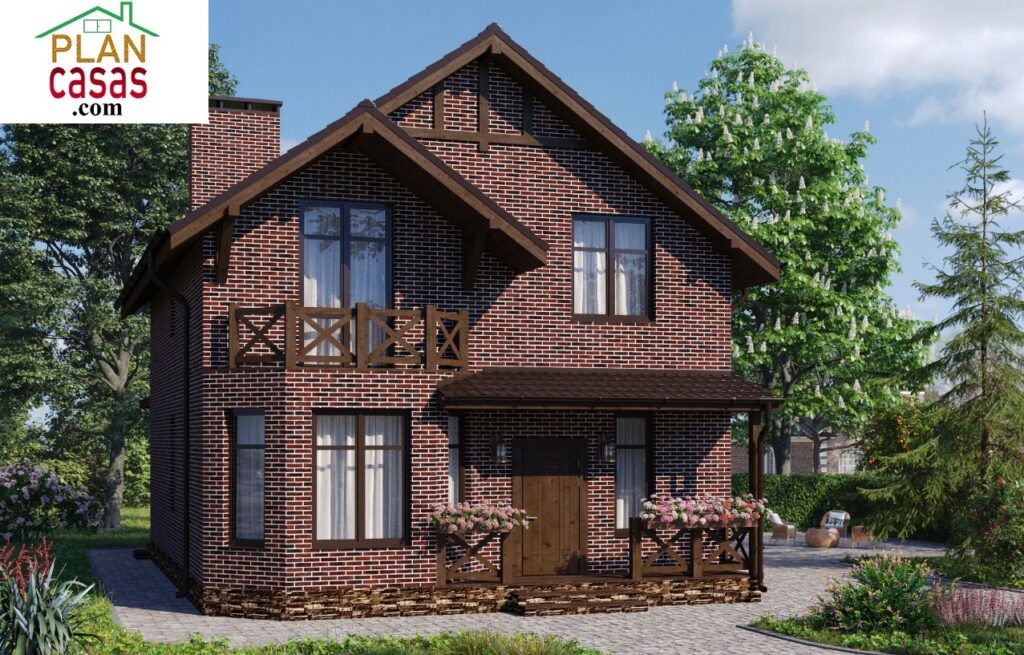 Two storey cottage house plan