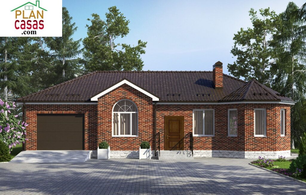 One storey house house plan