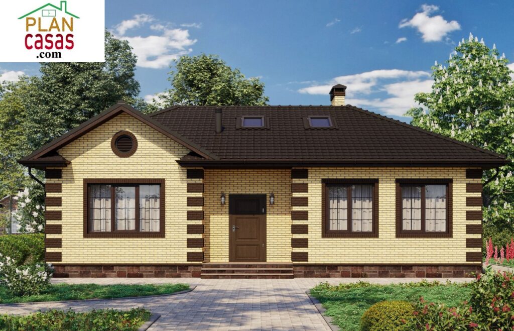 One storey house house plan