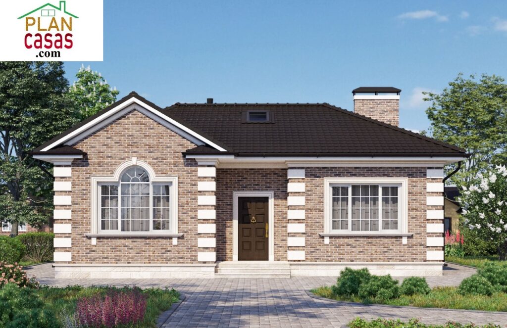 One storey house house plan