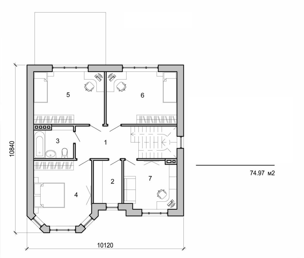 Visualization gallery - Two storey house