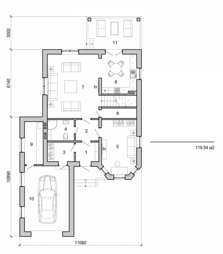 Visualization gallery - Two storey house