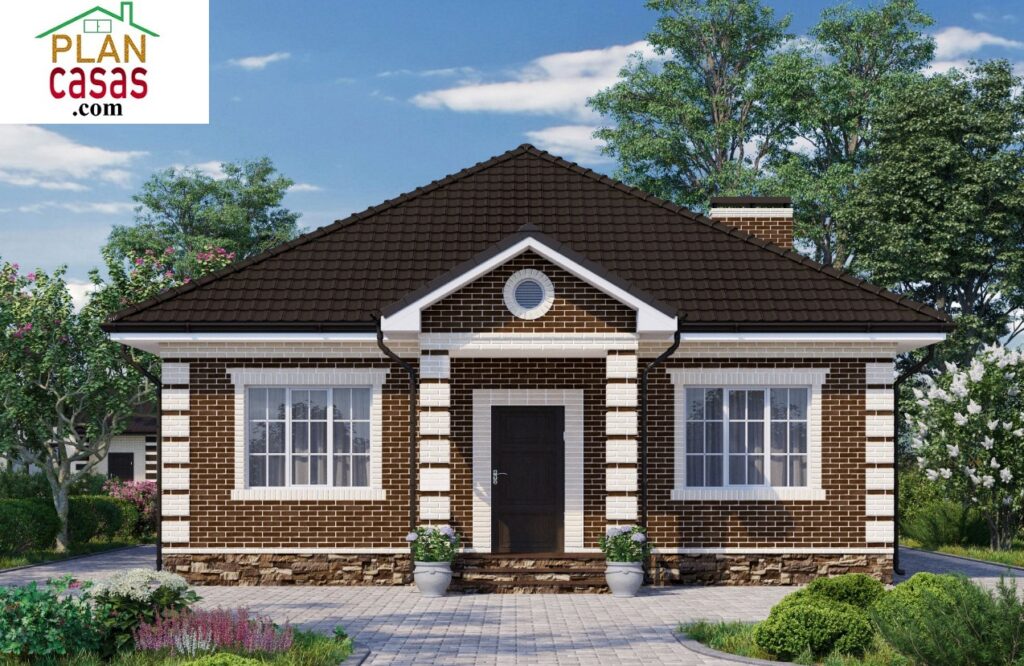 One storey house house plan