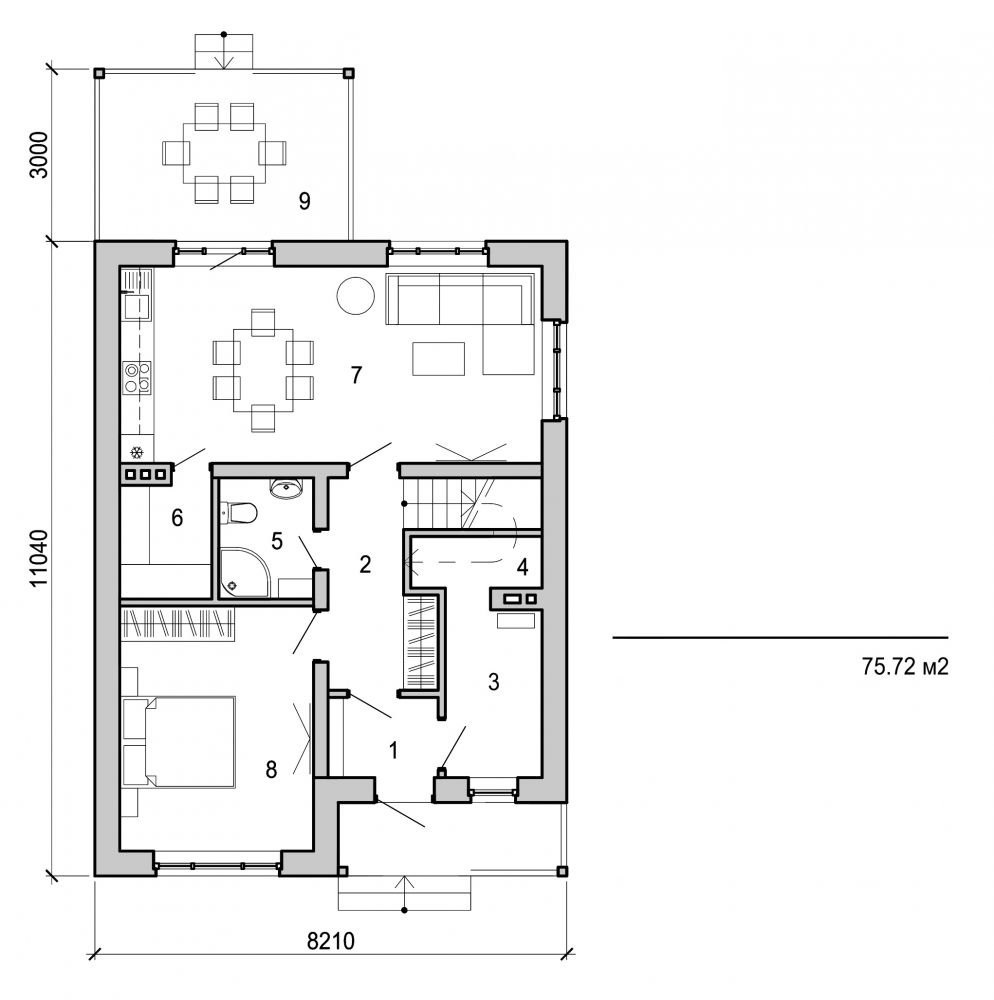 Visualization gallery - Two storey house