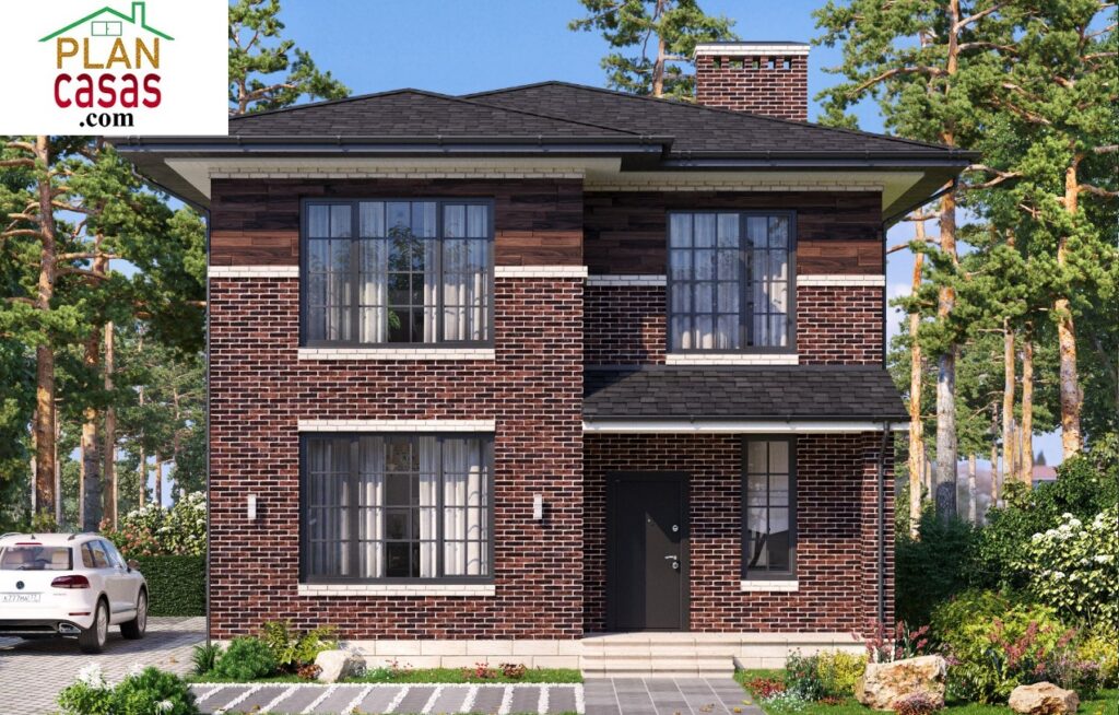 Two storey house house plan