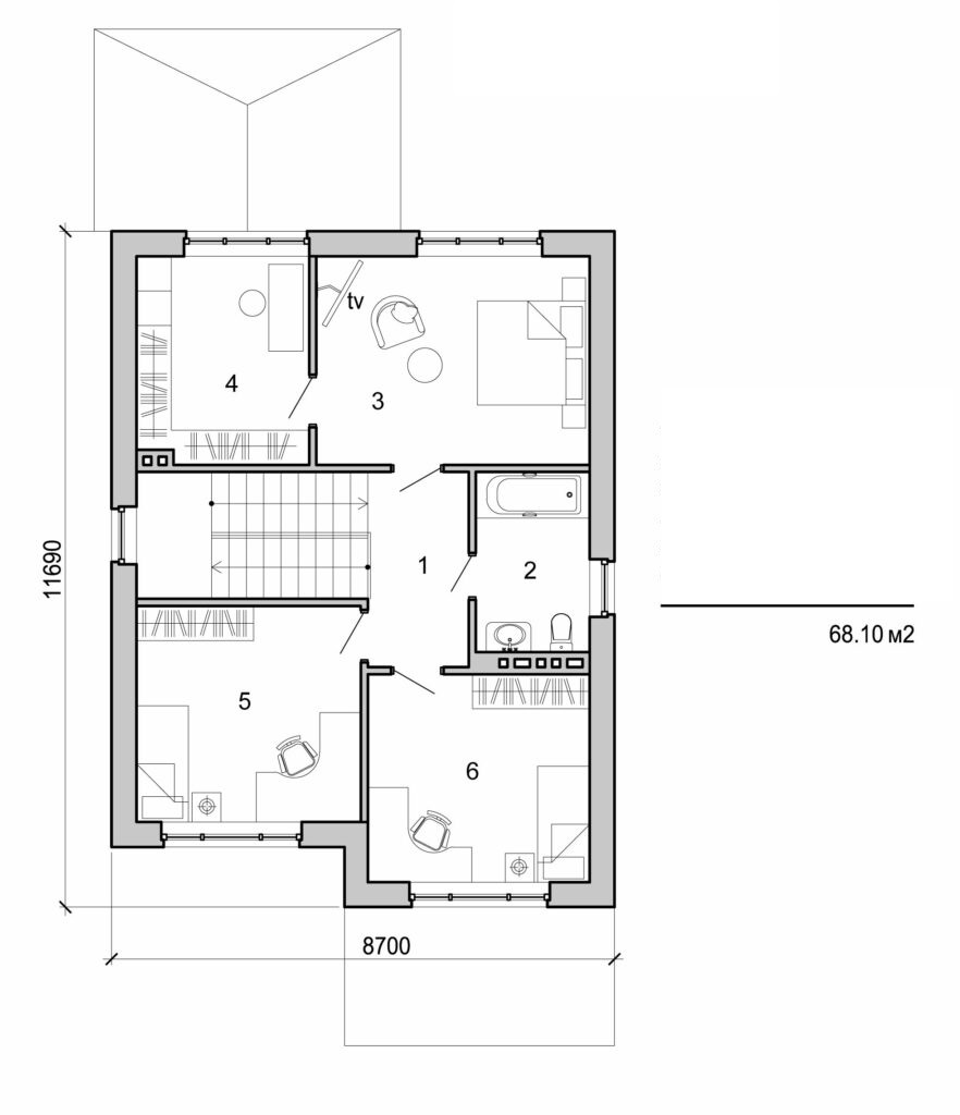 Visualization gallery - Two storey house