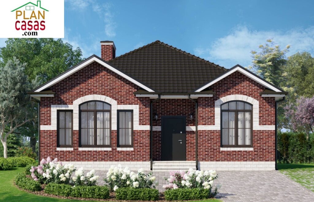 One storey house house plan