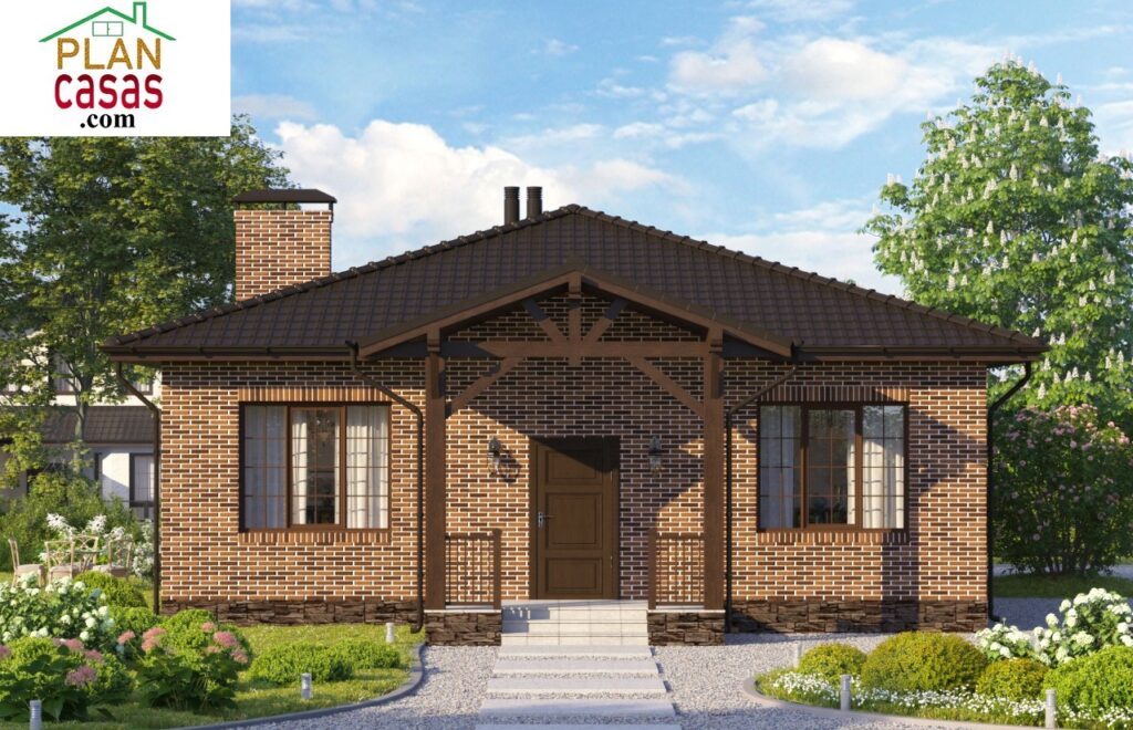 One storey house house plan